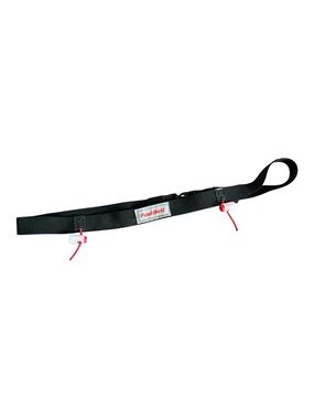 Black Lightweight Running Belt with Reflective Logo holds running number